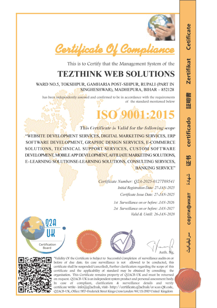 tezthink web solutions